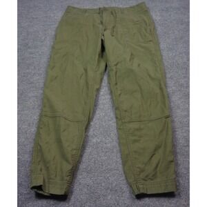 REI Co-op Pant Men 36x32 Green Trailsmith Jogger Drawstring Outdoor Double Knee